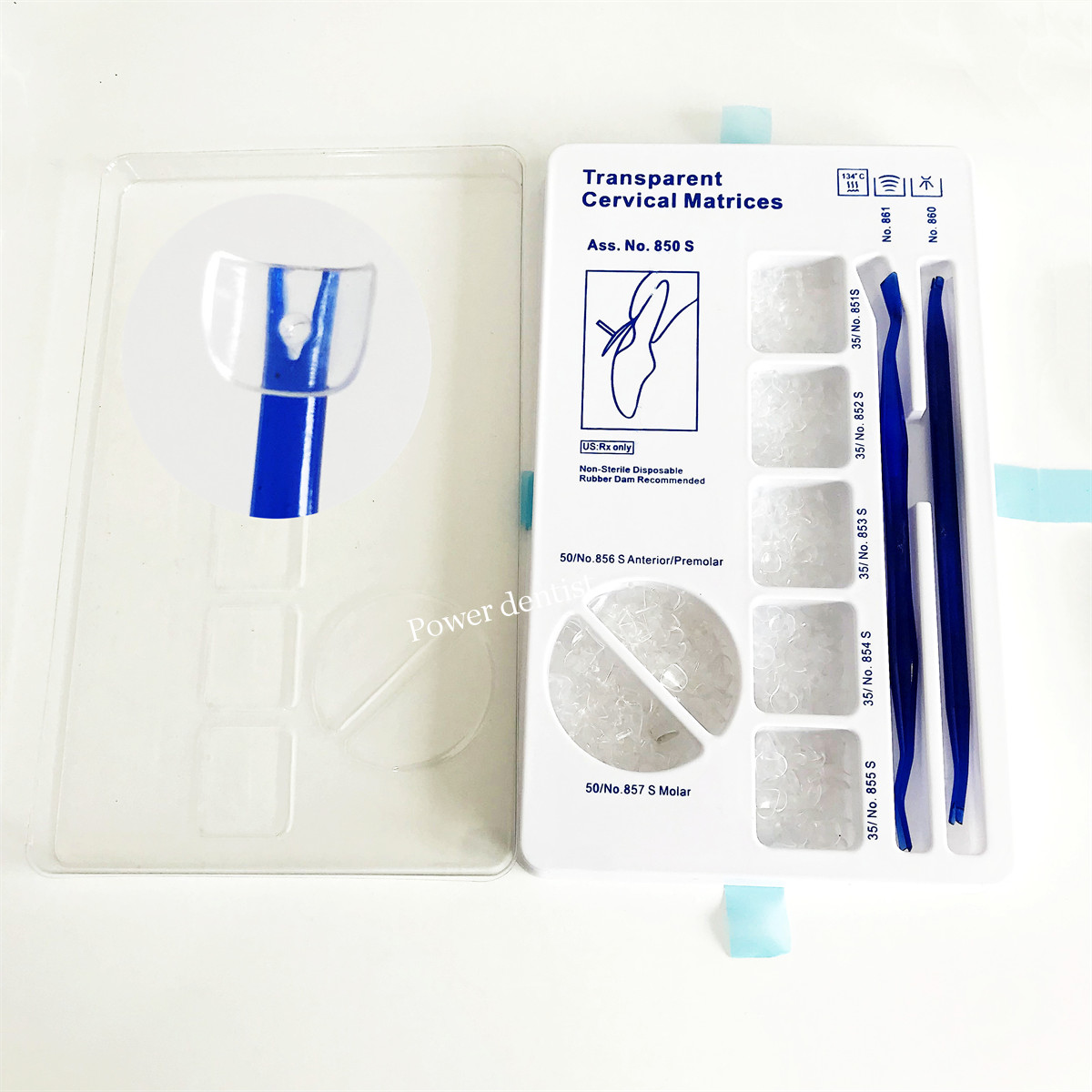 Dental Transparent Cervical Matrice Filling Materials Gingival Retractor Matrix