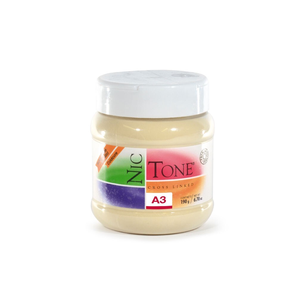 NIC TONE Autocurable Coldcure Acrylic Resin 190gm Powder A3 by MDC Dental