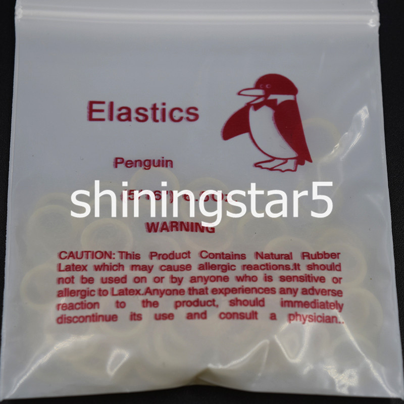 CLEAR X-HEAVY 6.5 OZ ORTHODONTIC ELASTIC BRACES DENTAL RUBBER BANDS 1/4 5/16 3/8
