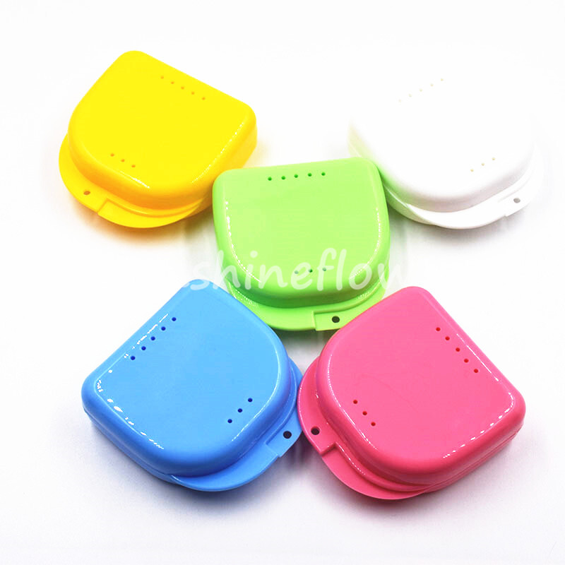 Dental Retainer Case Storage Denture Mouth Guard Plastic for Invisalign Teeth