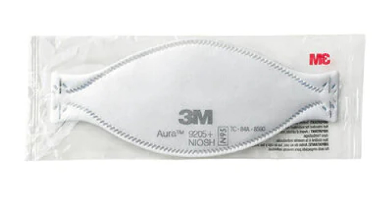 3M Aura 1870+ Protective Face Mask NIOSH Approved N95 Respirator 440 Pc Case