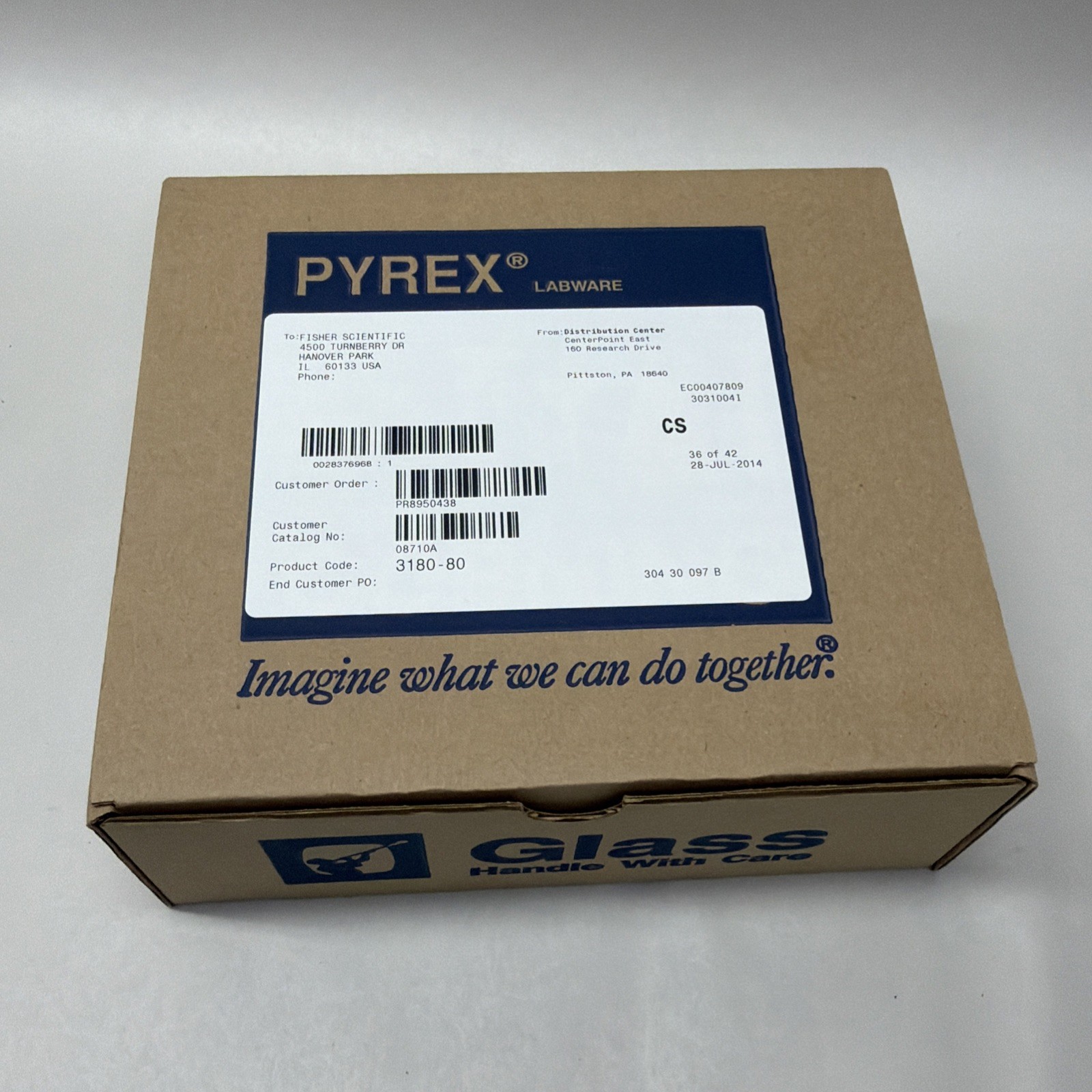 Corning Pyrex 3180-80 Glass Evaporating Dish 140ml Scientific Lab Supply