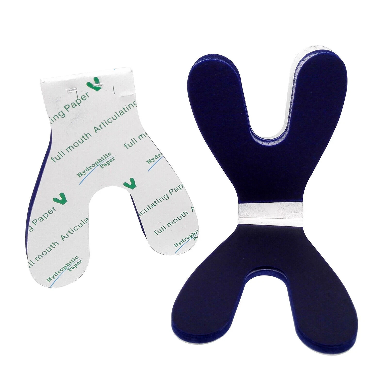 Dental Full Mouth Articulating Paper Blue/Red Double Side Horseshoe Bite Parper