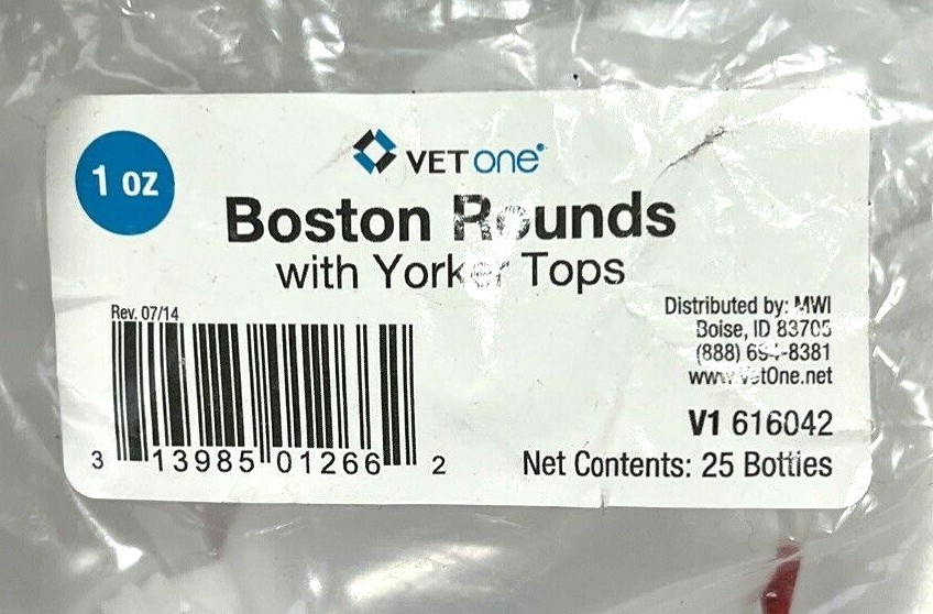 Boston Rounds With Yorker Tops Vet One Variety Lot