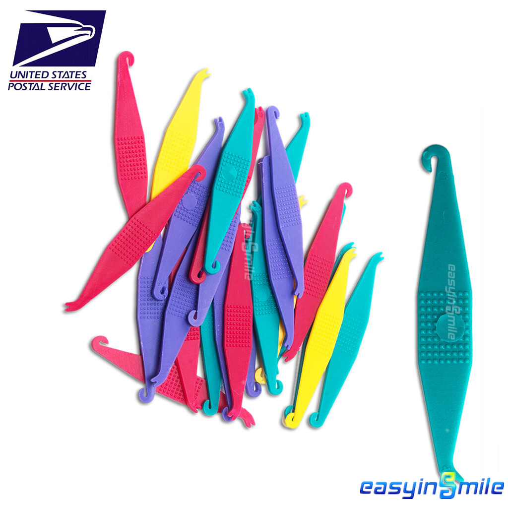 100Pcs Dental Orthodontic Elastic Bands Placer for Braces Rubber Easyinsmile