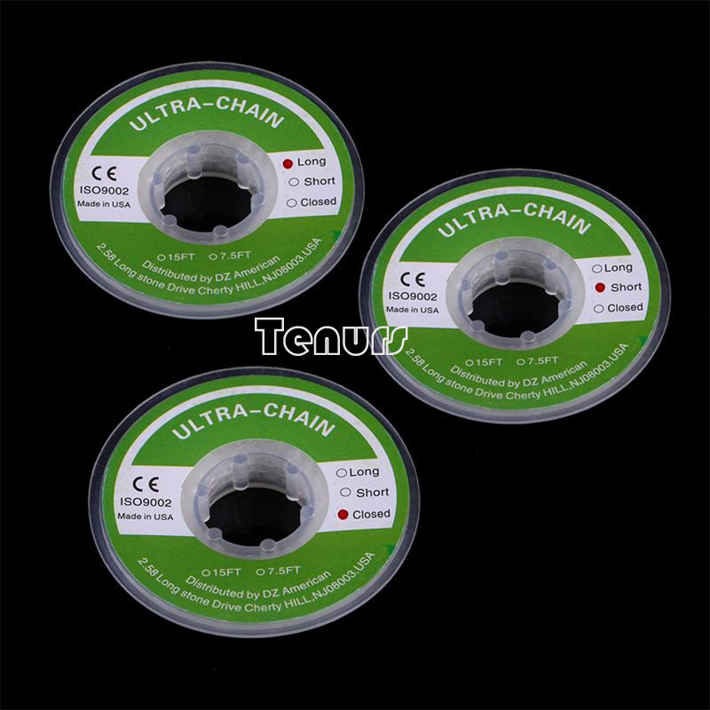10roll Denta Orthodontic Elastic Ultra Power Chain Elastolink Long/short/closed