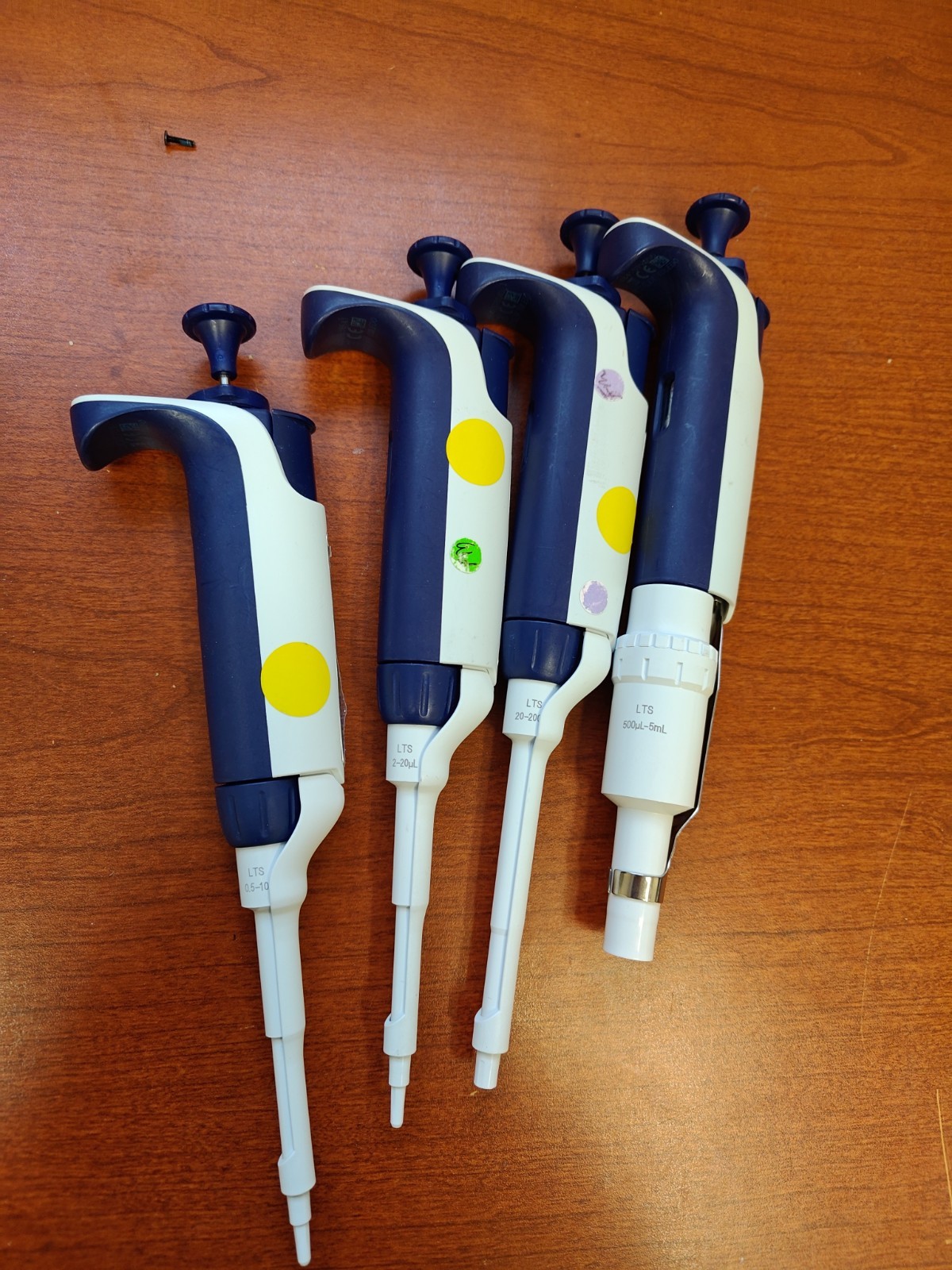 Set X4 Rainin Pipet-Lite LTS Pipette L10,L20,L200, L1000