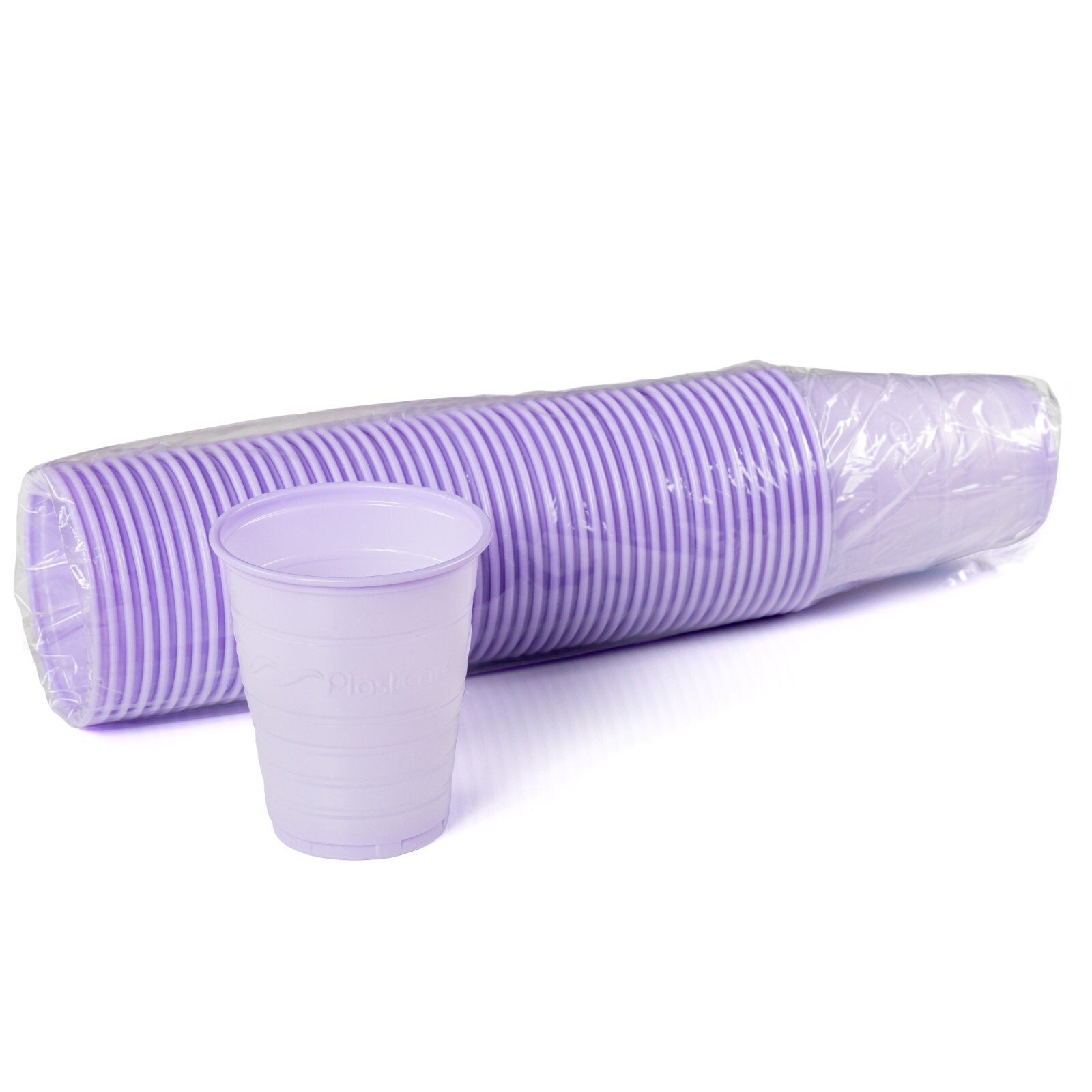 2000 PlastCare USA Purple Dental 5 Oz. Rinse Cups, Disposable Plastic Mouth Wash