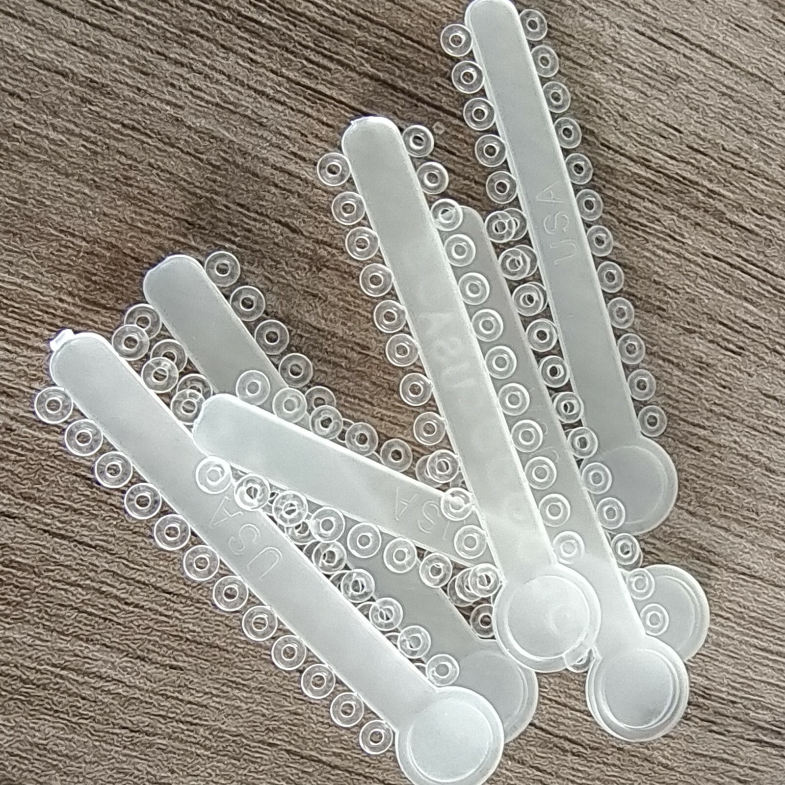 Dental Elastic Ligature Ties 1008pcs/pack Orthodontic Rubber Bands O Rings Clear