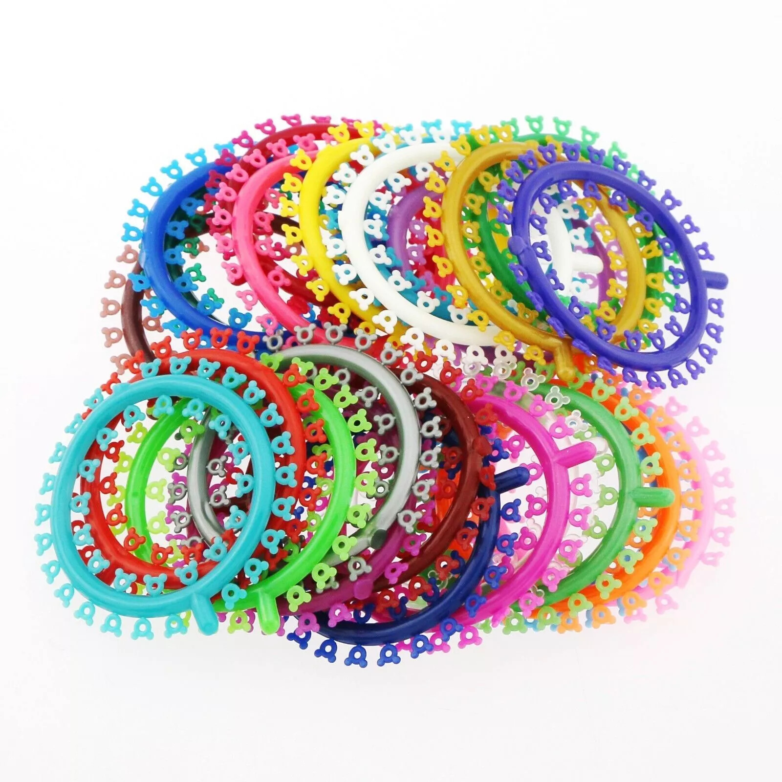1000 Pcs Dental Elastic Rubber Multi-Colored Cartoon Ligature O-Ring Tie 3 Types