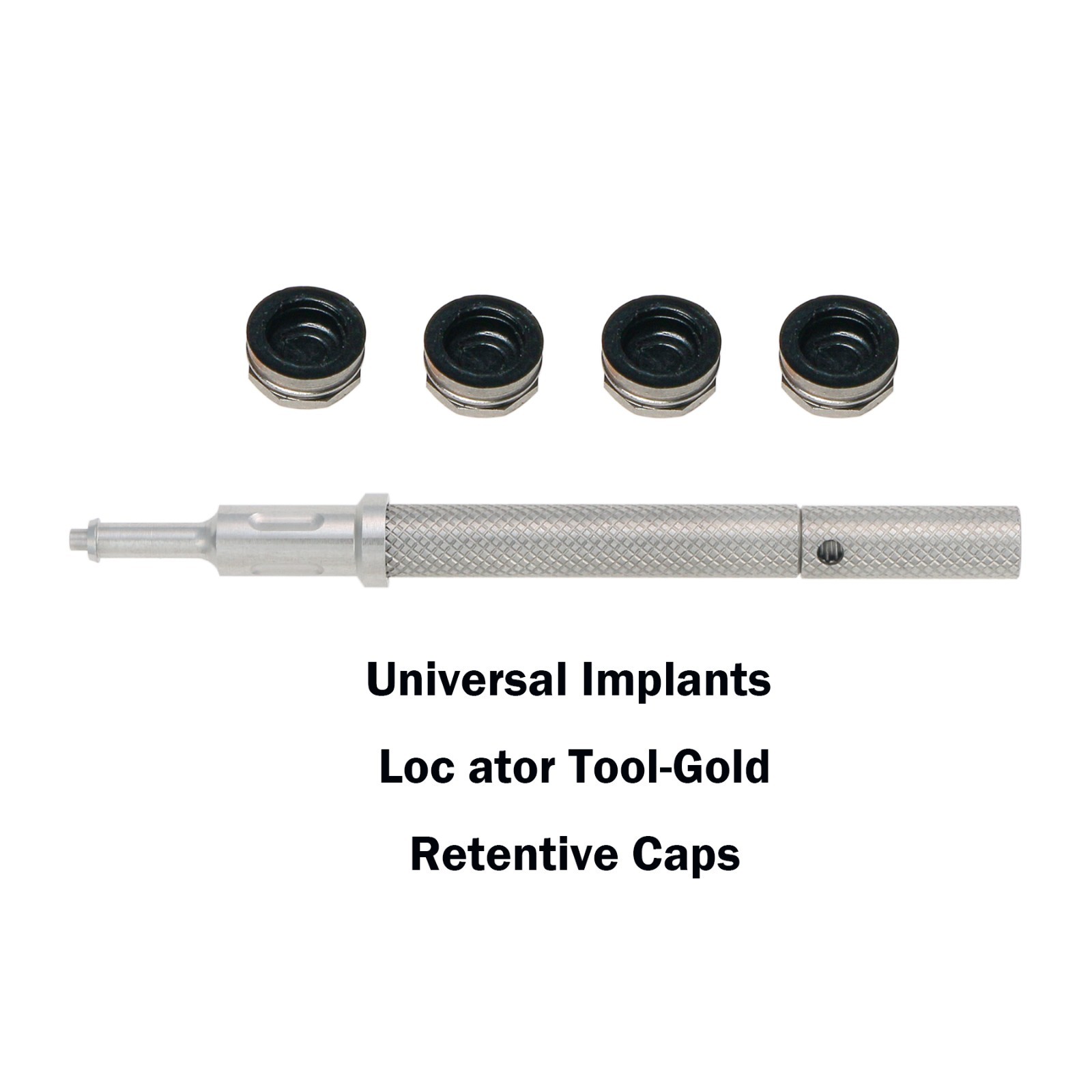 US For Zimmer Dental Locator Attachment Abutment & Male Cap Tool PAØ3.5mm 5mm GH