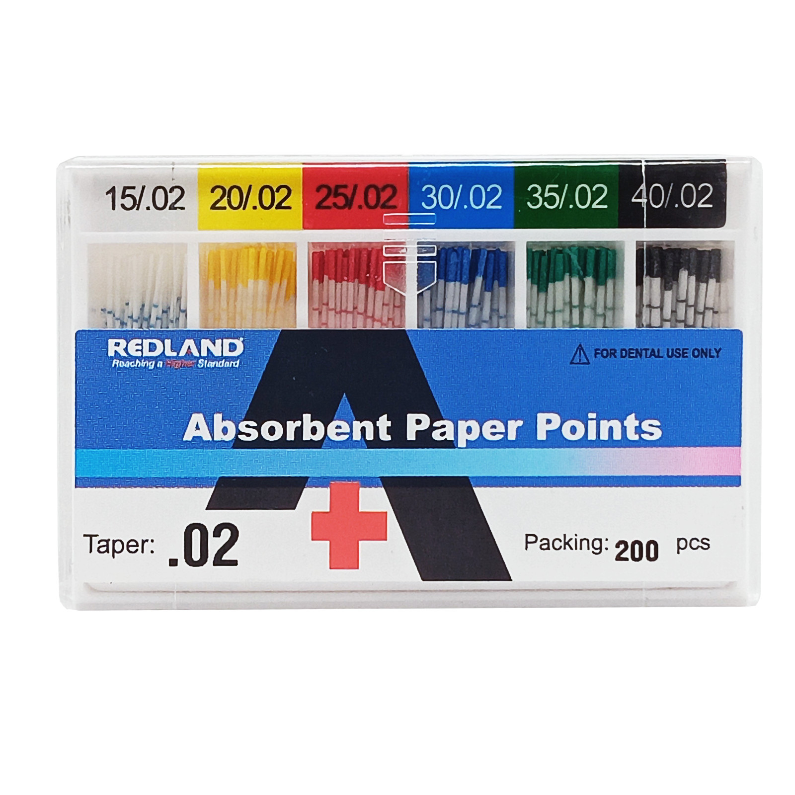 Dental MM Marked Absorbent Paper Points All Size sliding box (.02-.04-.06 Taper)