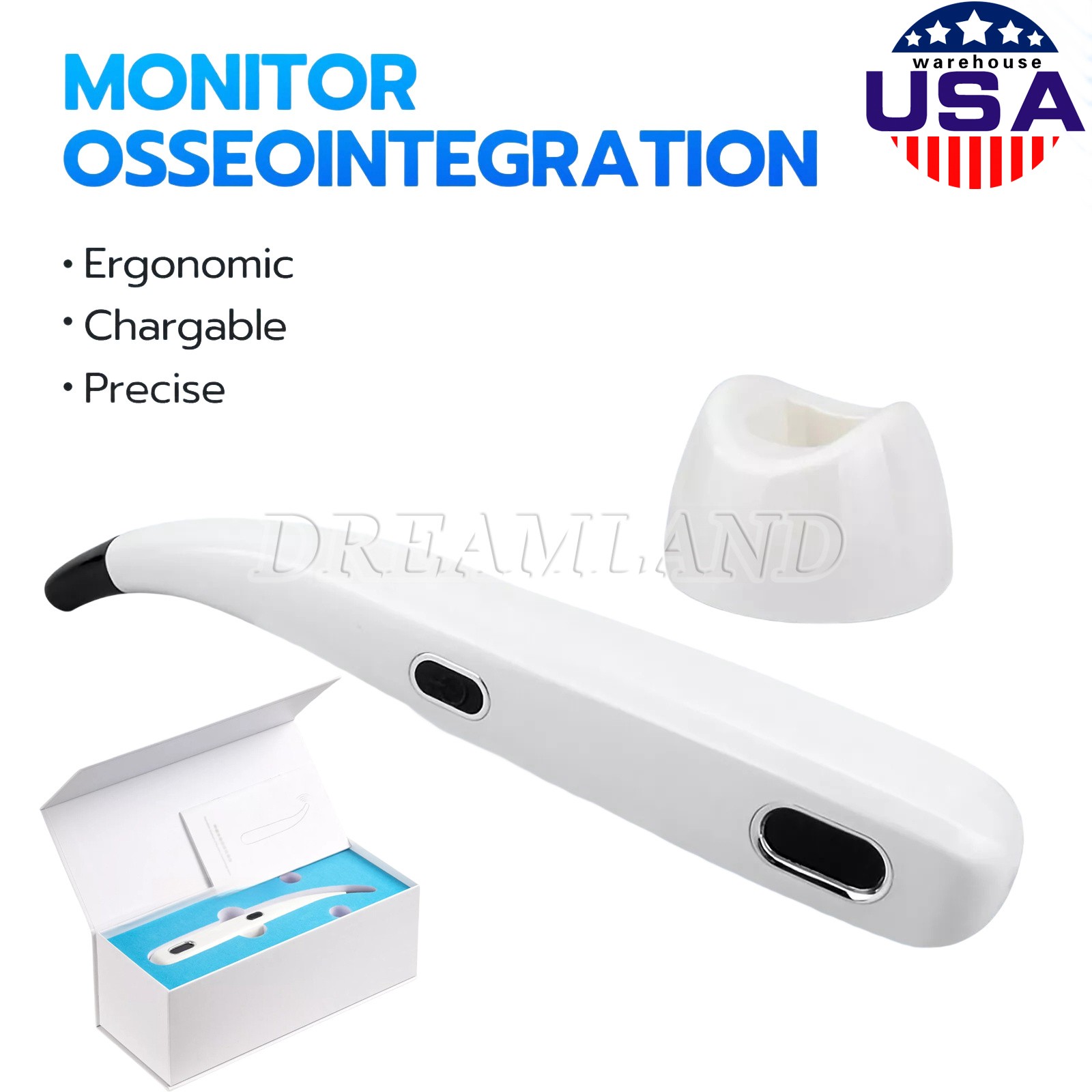 SKYSEA Dental Monitor ISQ Osseointegration RFA Inplant Stability Test Unit US
