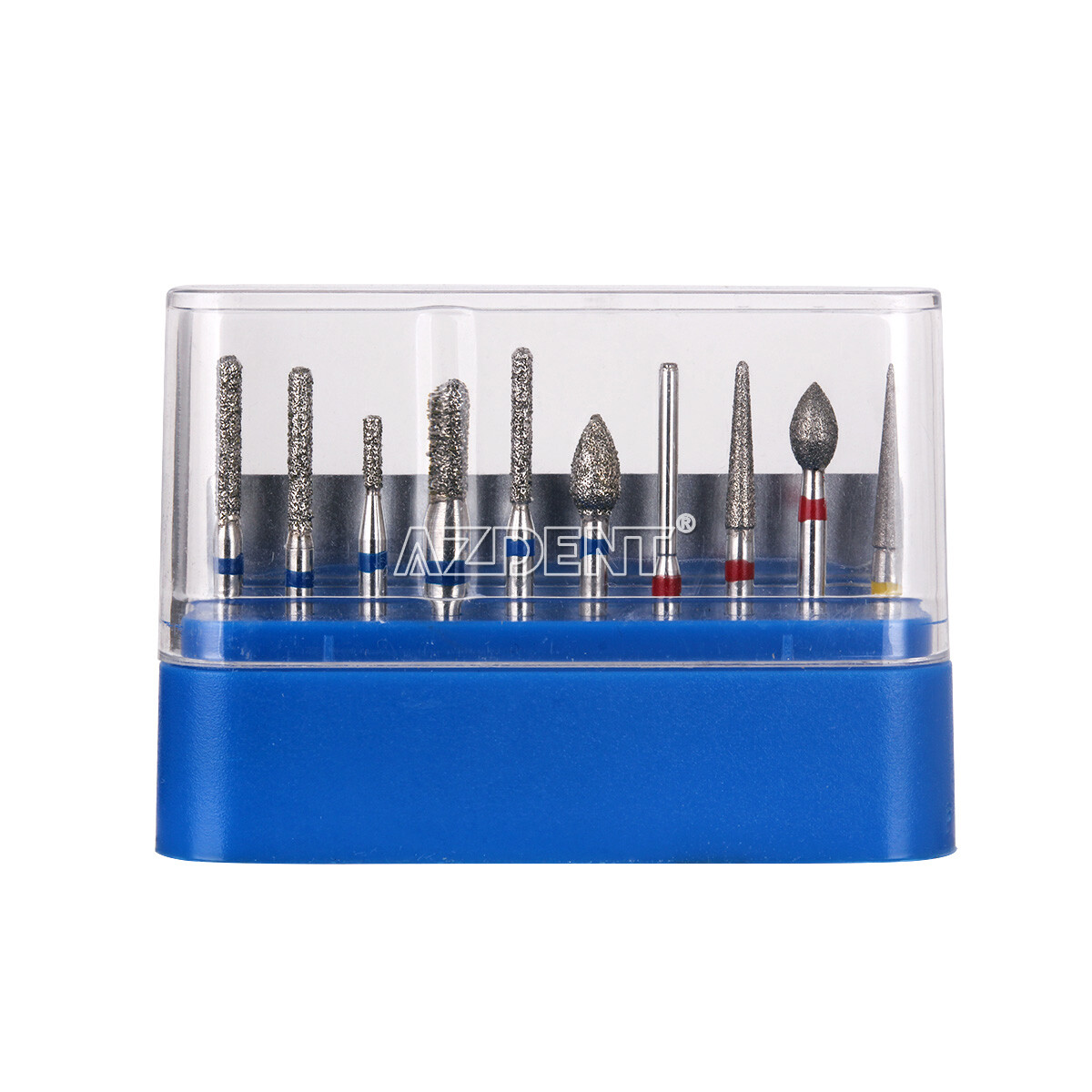 AZDENT Dental Diamond Burs FG Crown Preparation Anterior/Molar kit FG112 FG113