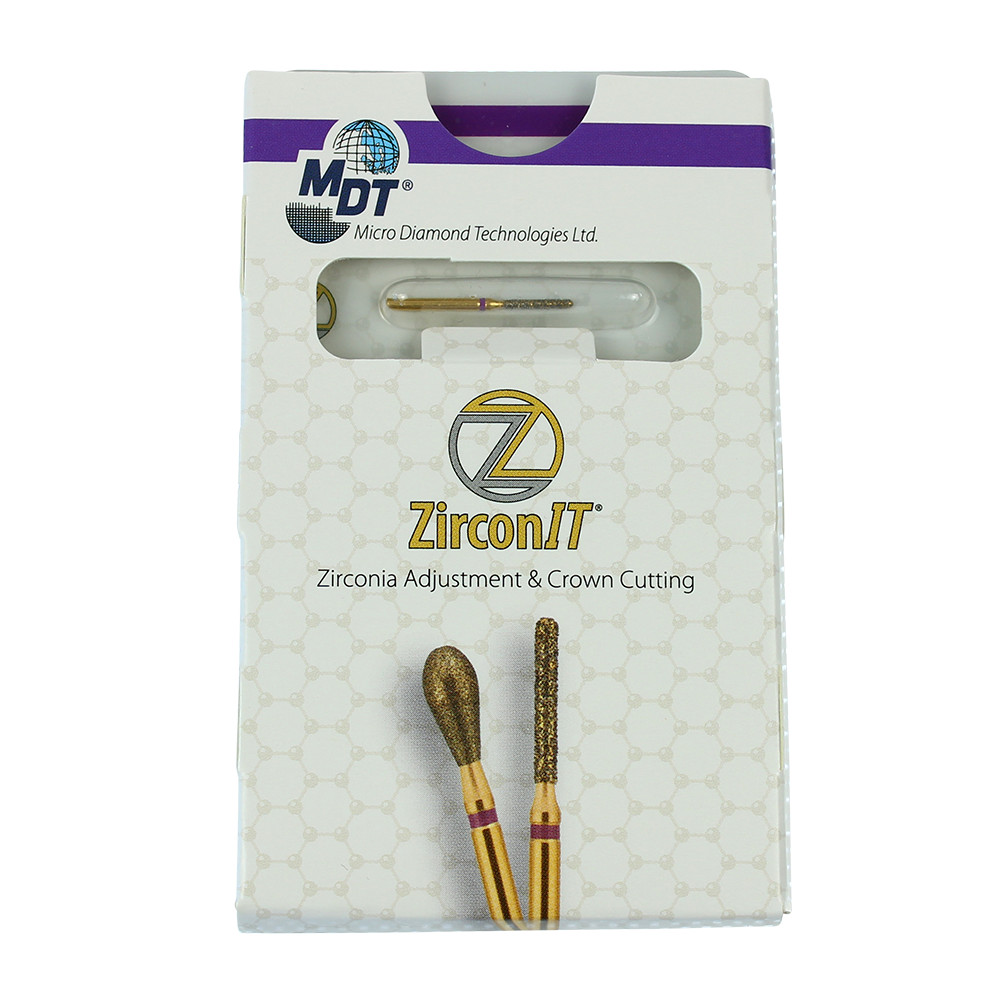 Dental Round End Cylinder Z141 FG ZirconIT ZRT Diamond Burs Stainless Steel