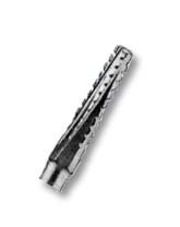 SS White FG #702 SL (surgical length) taper fissure crosscut carbide bur, pack