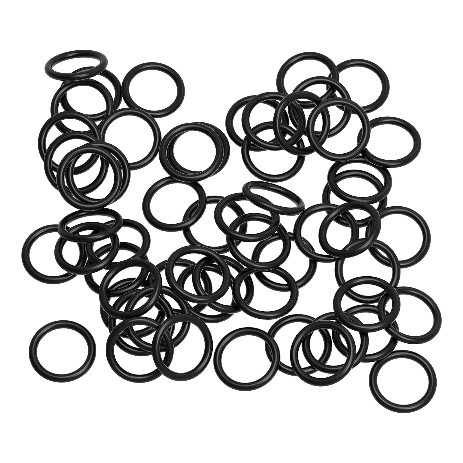1.8mm Cross Section O-Rings NBR Nitrile Rubber 5.4 -133mm OD Oil Resistant Seals