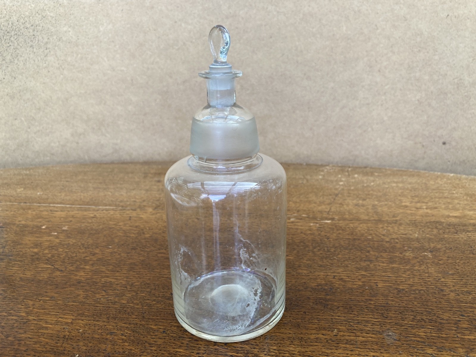 11 vintage laboratory glassware chemical bottles with stoppers