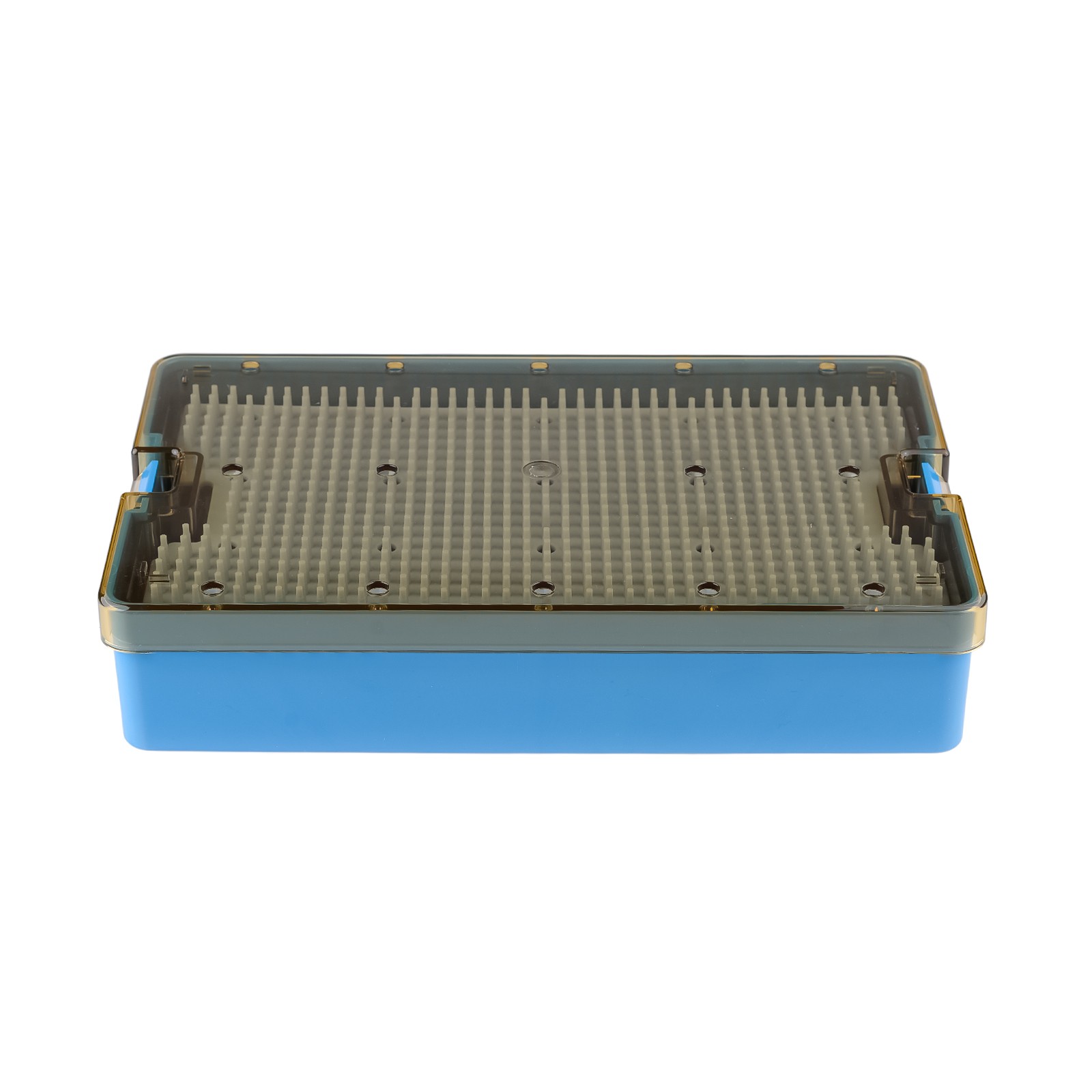 Autoclave Sterilization Tray Case Box with Silicone Pad for Surgical Instruments