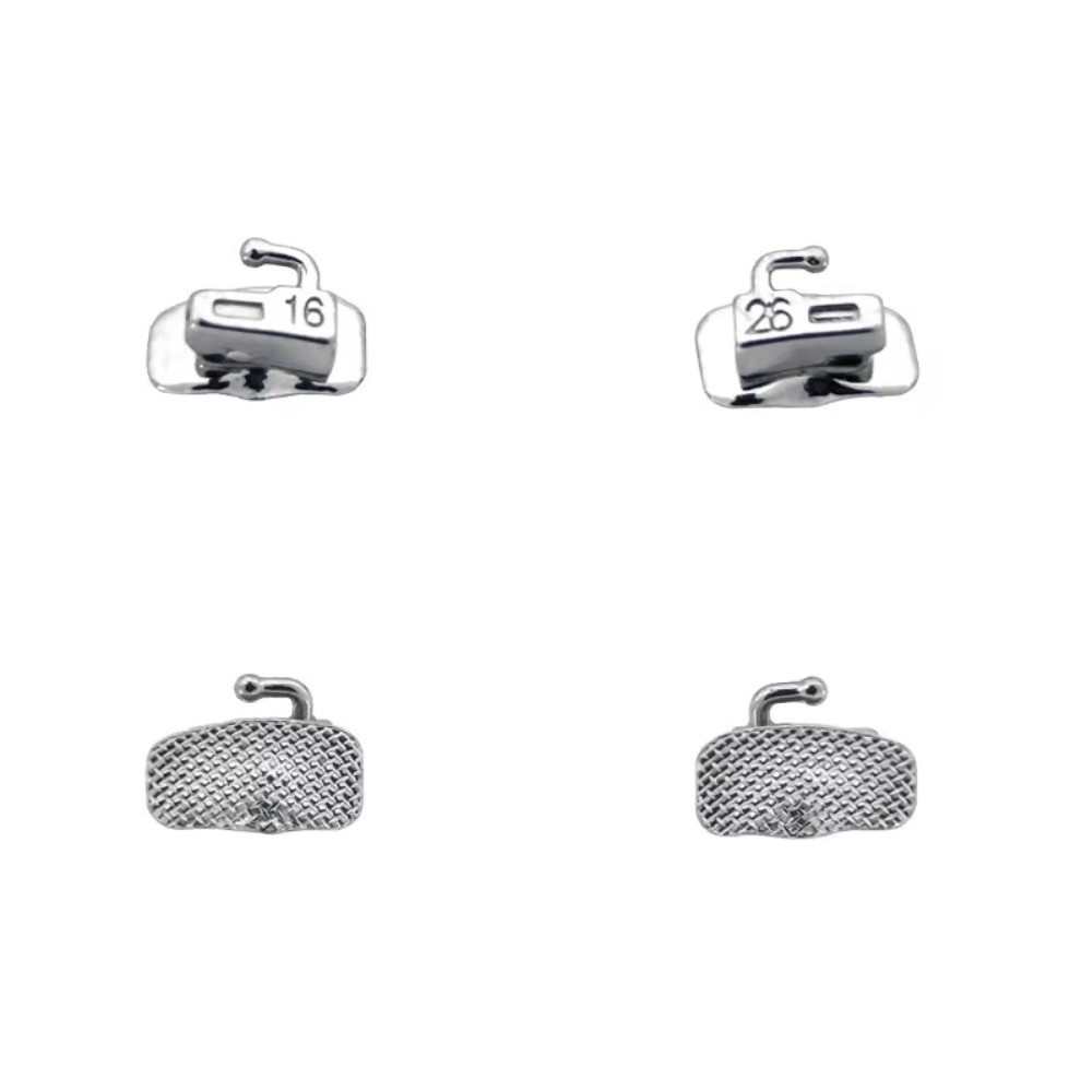 1box Dental Orthodontic Single Buccal Tubes Molar 1st Roth 0.022 Bondable Mesh