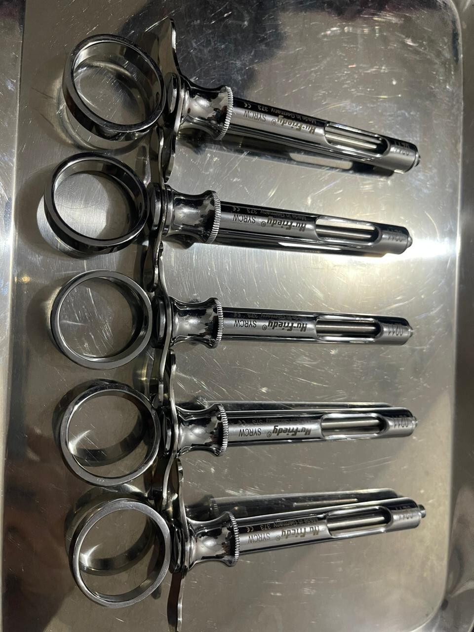 Lot of 12 Hu-Friedy CW Style Dental Anesthetic Aspirating 1.8ml Syringe SYRCW