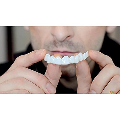 New Silicone Gel Smile Upper and Lower Cosmetic 1 Count (Pack of 1), Natural