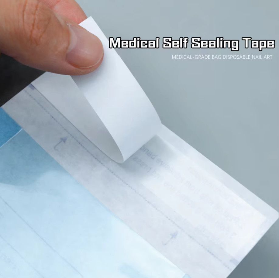 200*Self Sterilization Pouches Disposable Pouch Sterilizer Bags Self-sealing Bag