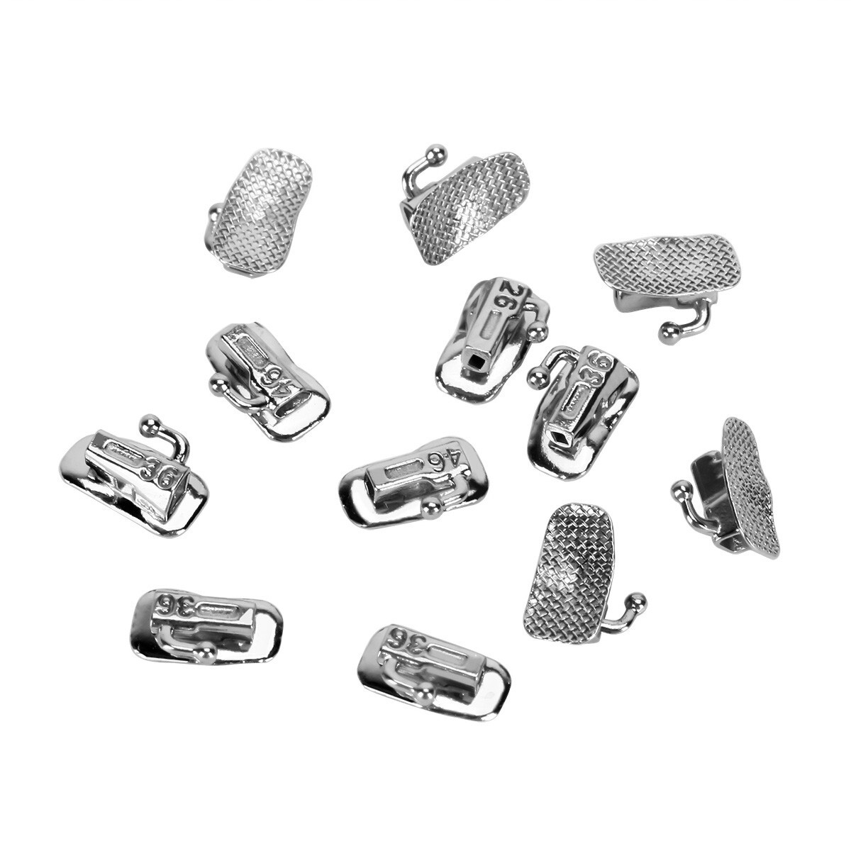 Dental Ortodoncia Tubos bucales de MBT 022 1er Molar Bondable Non-Convertible US