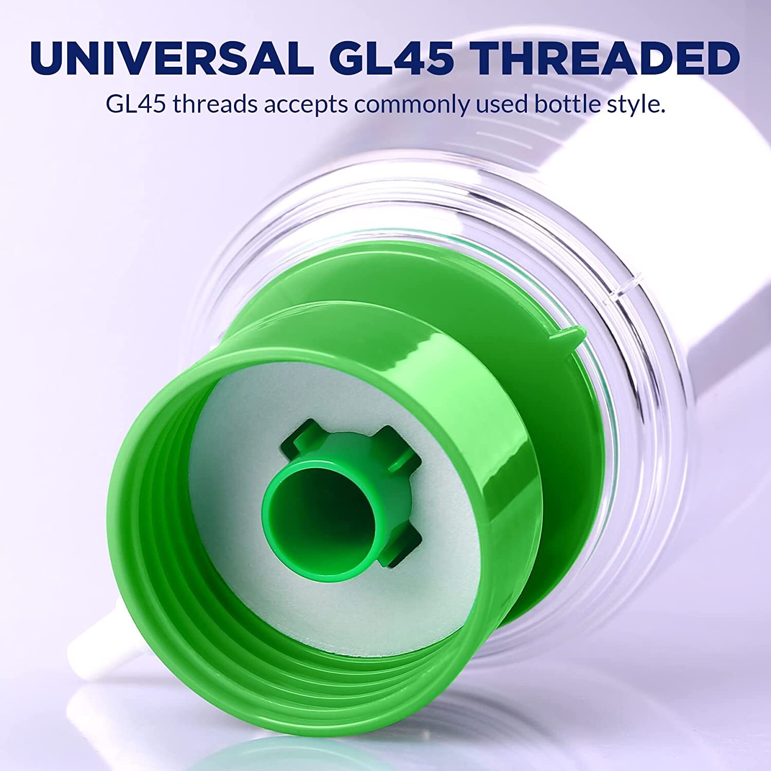 500mL Sterile Bottle Top Vacuum Filter Units with 0.22um PES Membrane Pack of 4