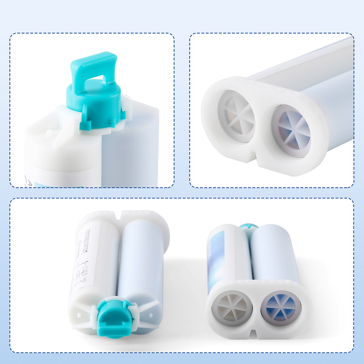 Silicone dental A para el material de registro mordedura Mezcla/Conjunto rápido