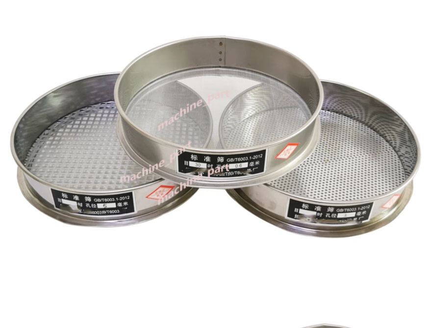 4-1000 Mesh 4.75-0.015mm Aperture Lab Standard Test Sieve Stainless 10/20/30cm