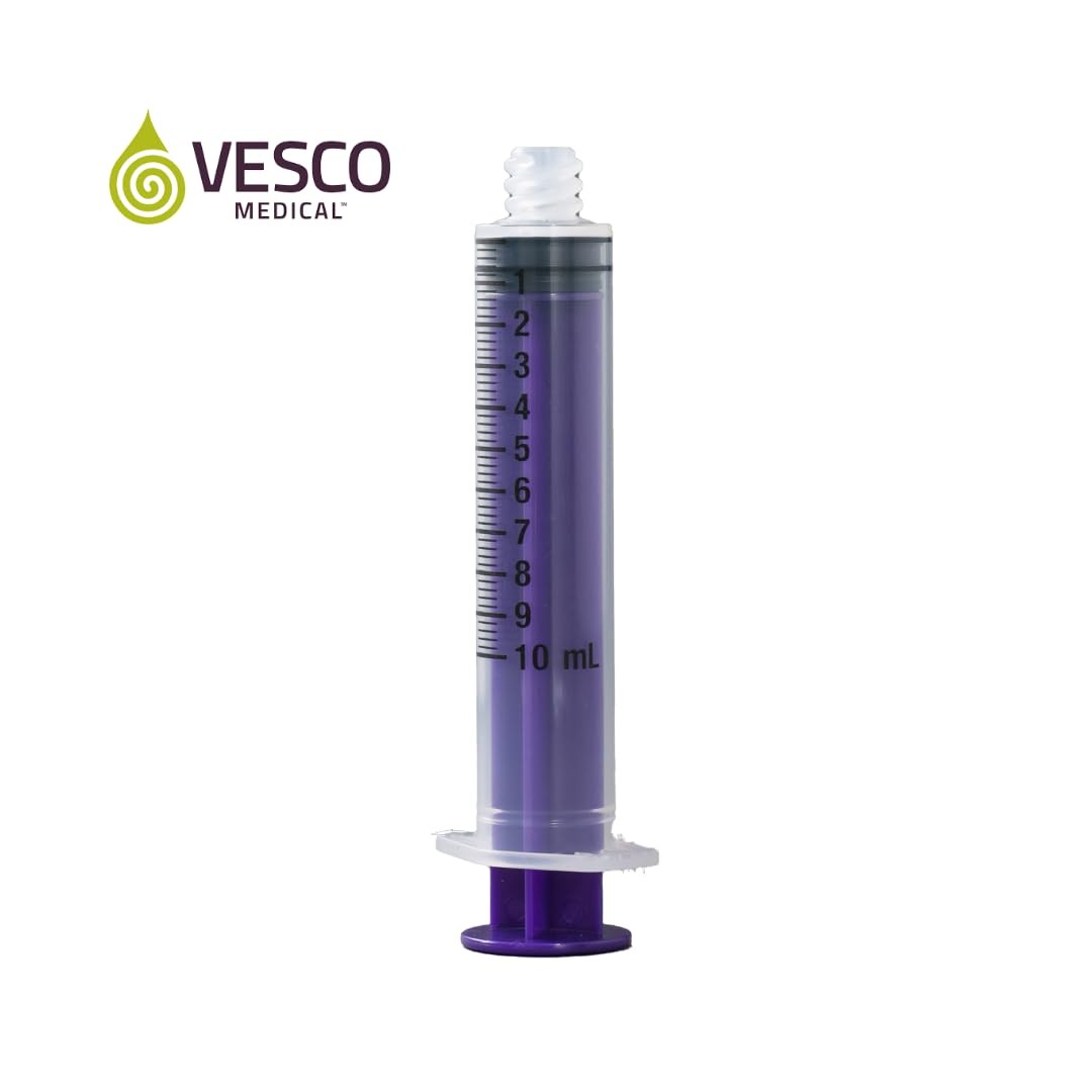 Vesco Medical ENFit® Syringe, 10ml Pack of 100