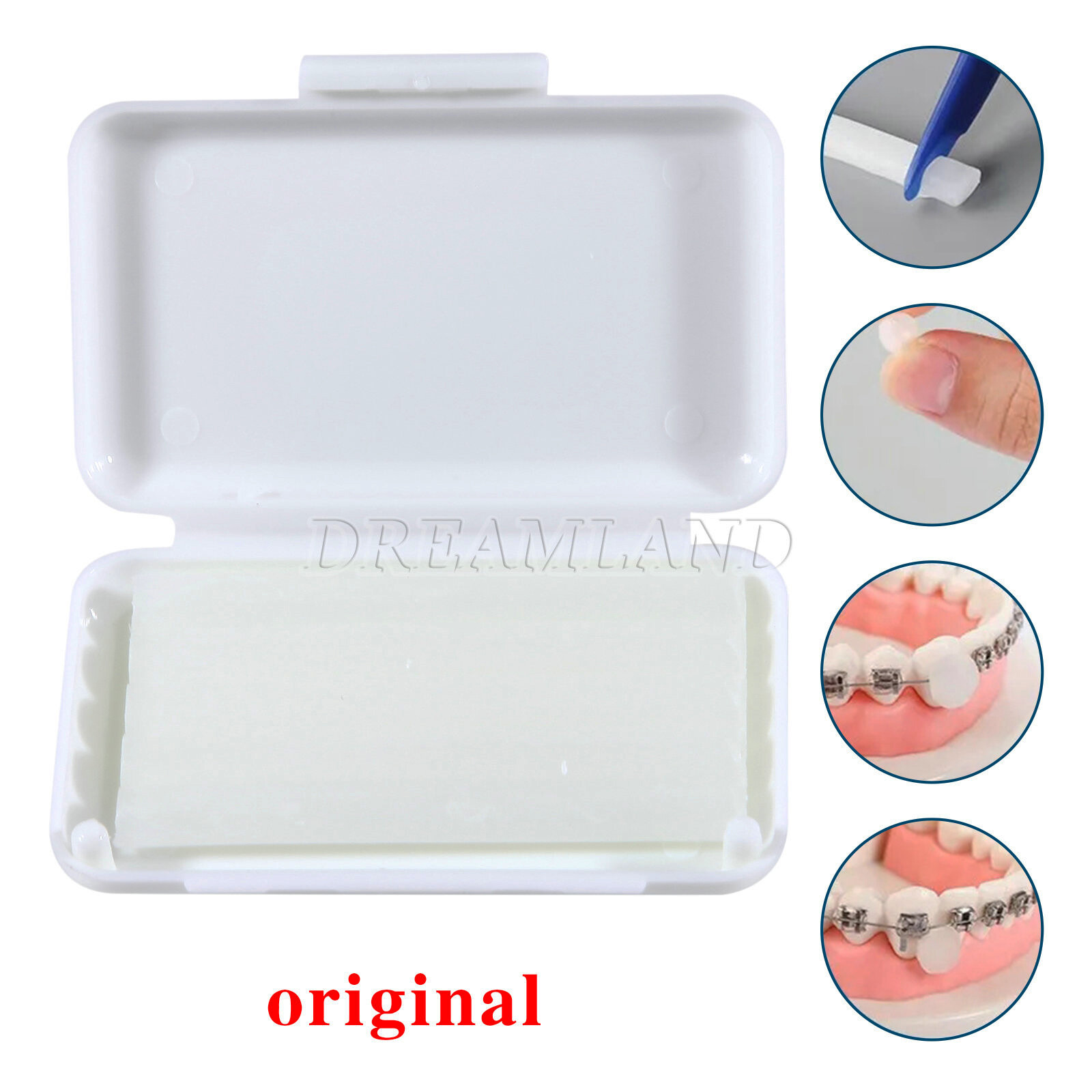 10 /20/ 50 Pack Orthodontic Wax – Relief for Braces Irritation Scent & Unscented