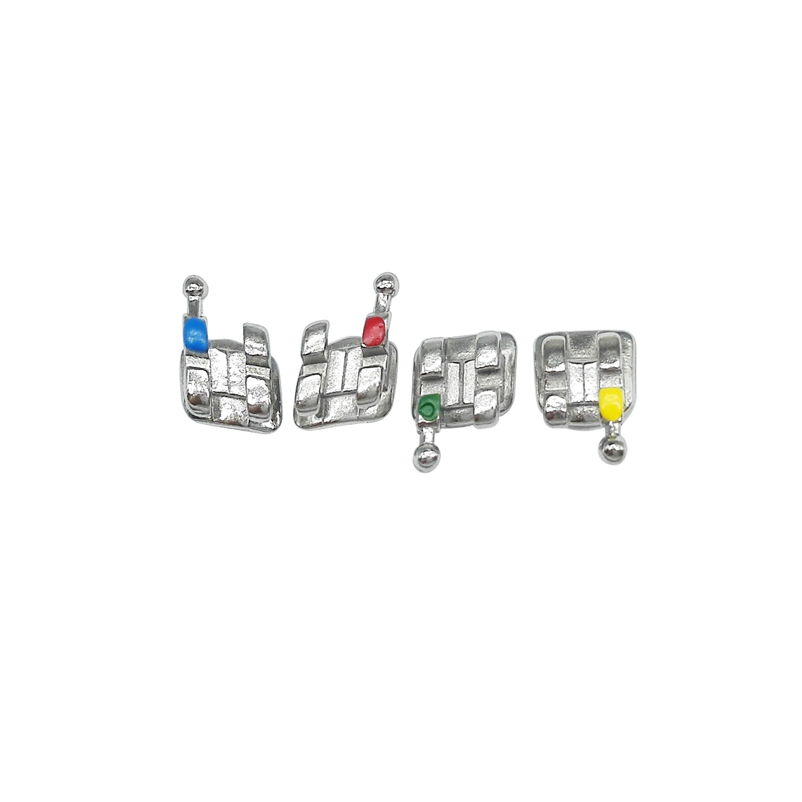 Dental Orthodontic Monoblock Bracket Braces Mini Roth/MBT 018/022 Hooks 3-4-5