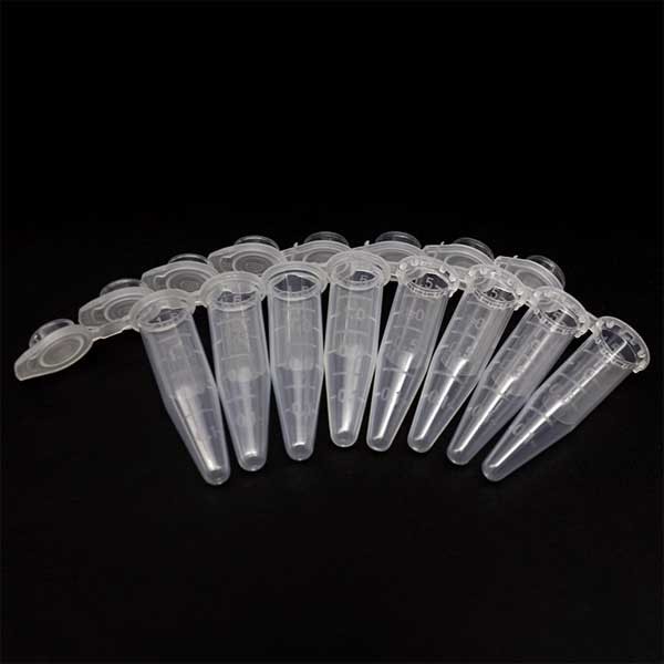 200-1000pcs 0.5ml-10ml Plastic Micro Centrifuge Tubes Lab Supply with Scale