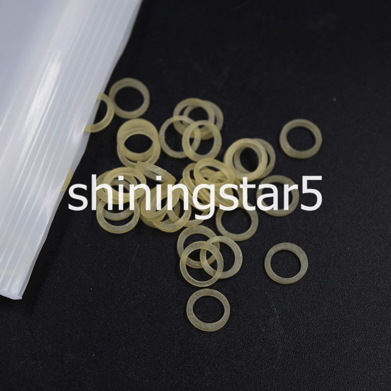 CLEAR X-HEAVY 6.5 OZ ORTHODONTIC ELASTIC BRACES DENTAL RUBBER BANDS 1/4 5/16 3/8