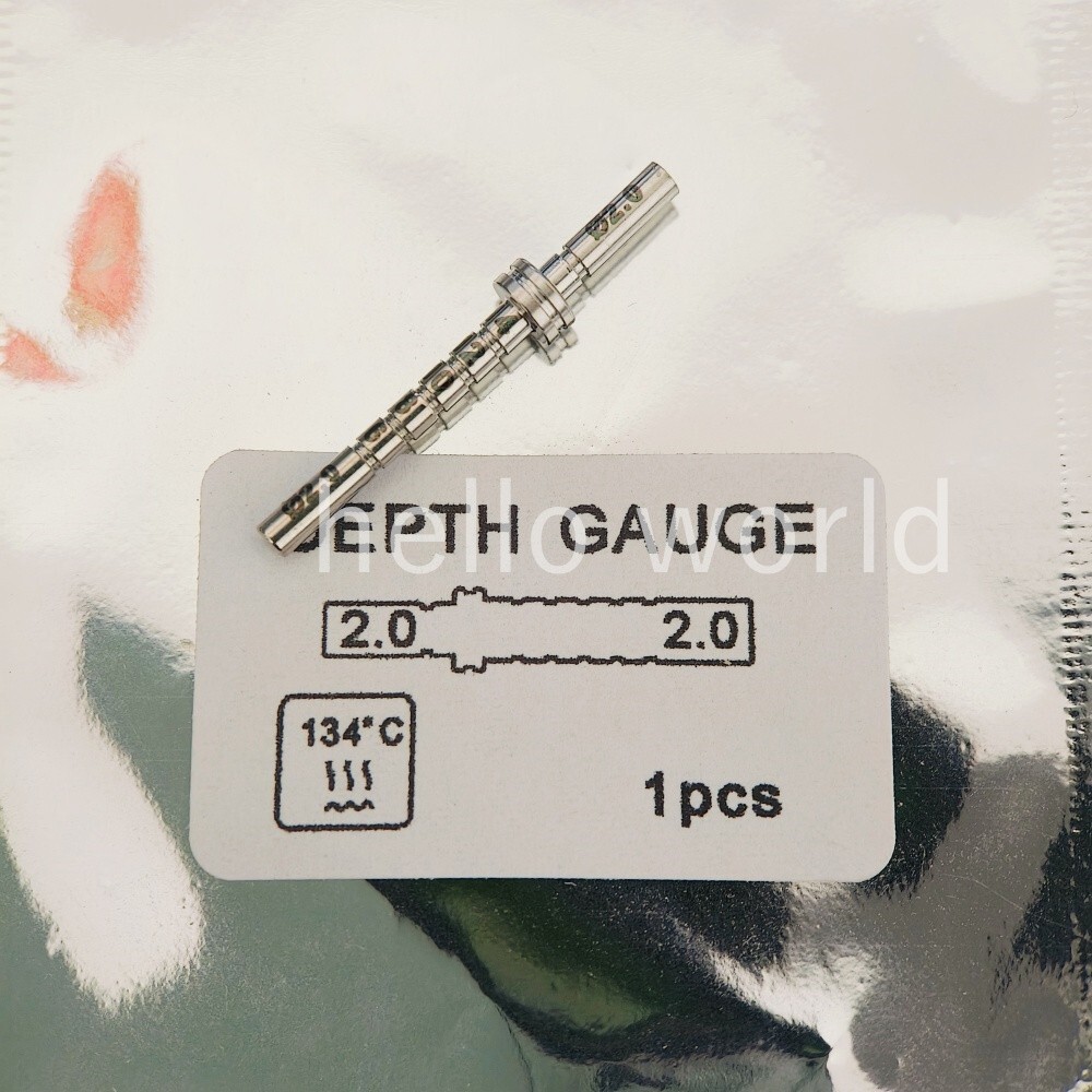 1Pcs/Bag Dental Surgical Tool Balance Bar Parallel Pin Measuring Depth 2.0-2.0mm