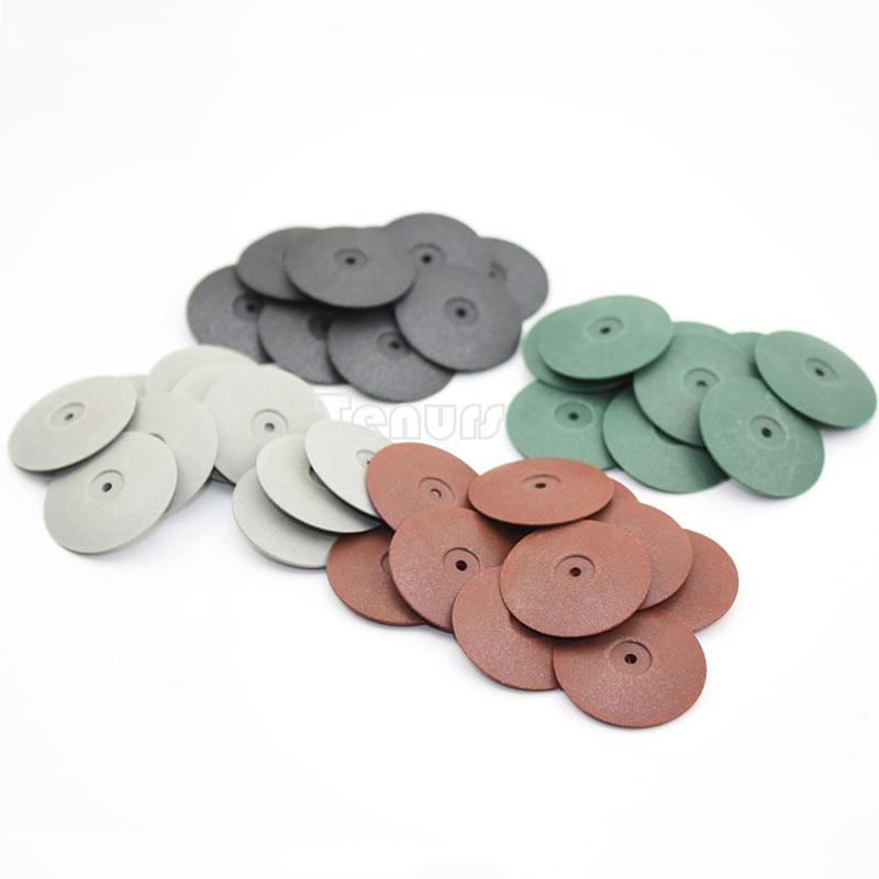 100pcs dental Butterfly shaped rubber wheel Polishing Wheel Dental Lab Silicone