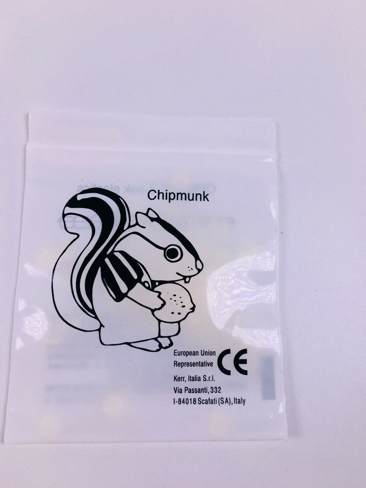 ORMCO Zoo Pack Elastics bands Dental 3.5OZ 1/8 Chipmunk Clear Yellow 5000/Box
