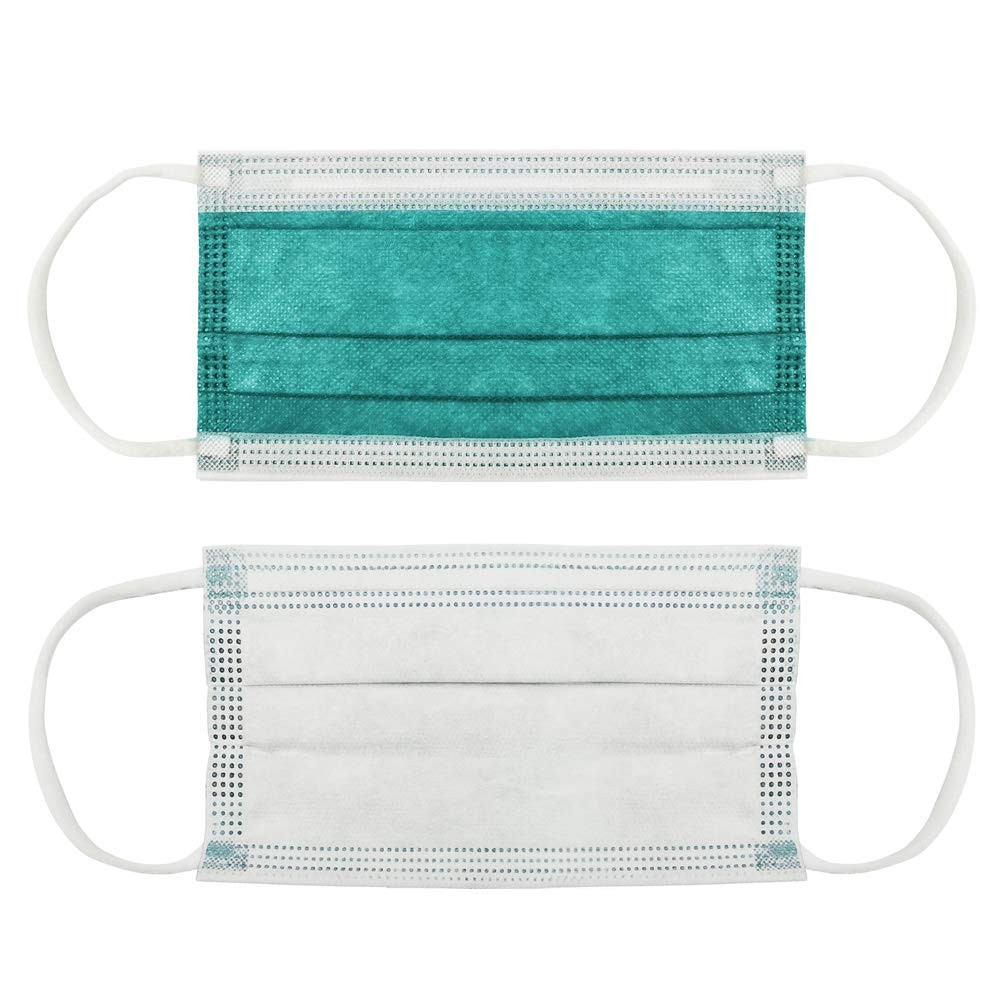 4 Ply Disposable Face Mask Protective(50PCS), Elastic Earloops, Single Use- G…