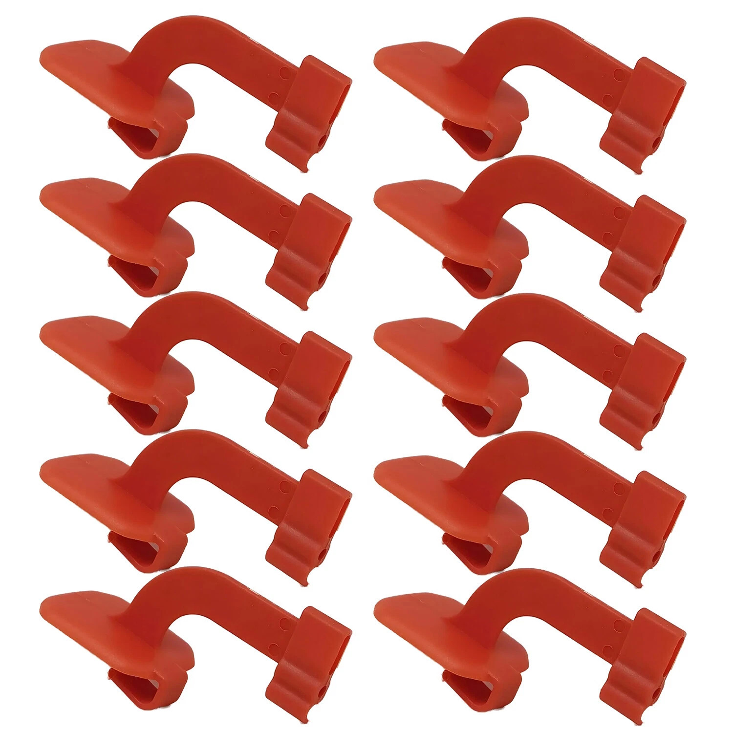 10 pcs Dental Sensor Holder Autoclavable Digital Bitewing Sensor Holder Red US