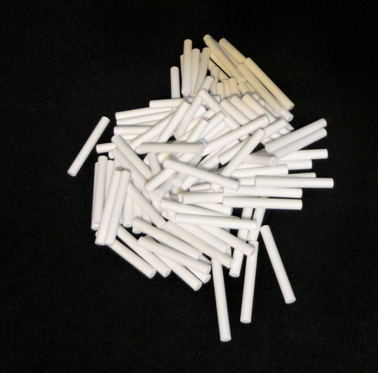 LOT OF SIX 0.250″ D x 2.0” LONG HIGH PURITY ALUMINA CERAMIC ROD 98.0% No.: 196