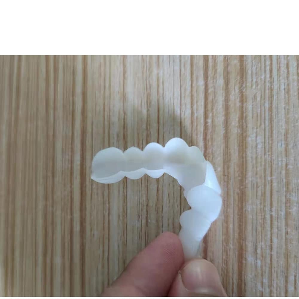 New Silicone Gel Smile Upper and Lower Cosmetic 1 Count (Pack of 1), Natural