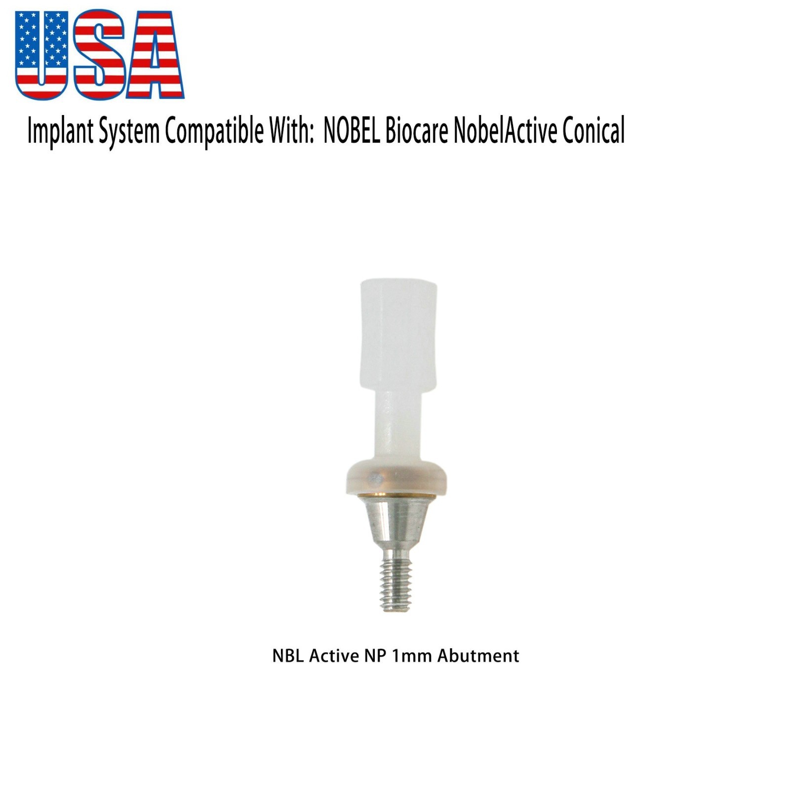 Dental Locator Abutments Anchor fit Nobel Active Conical Connection NP RP 1–5mm
