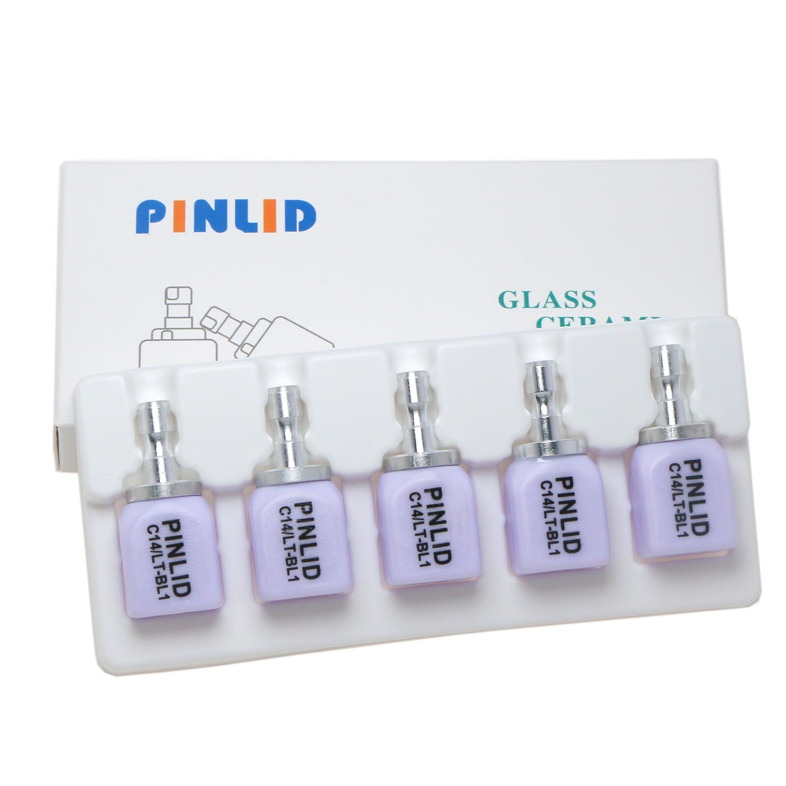 US C14 Dental LT BL1 Emax Glass Ceramic Blocks Lithium Disilicate CAD/CAM CEREC