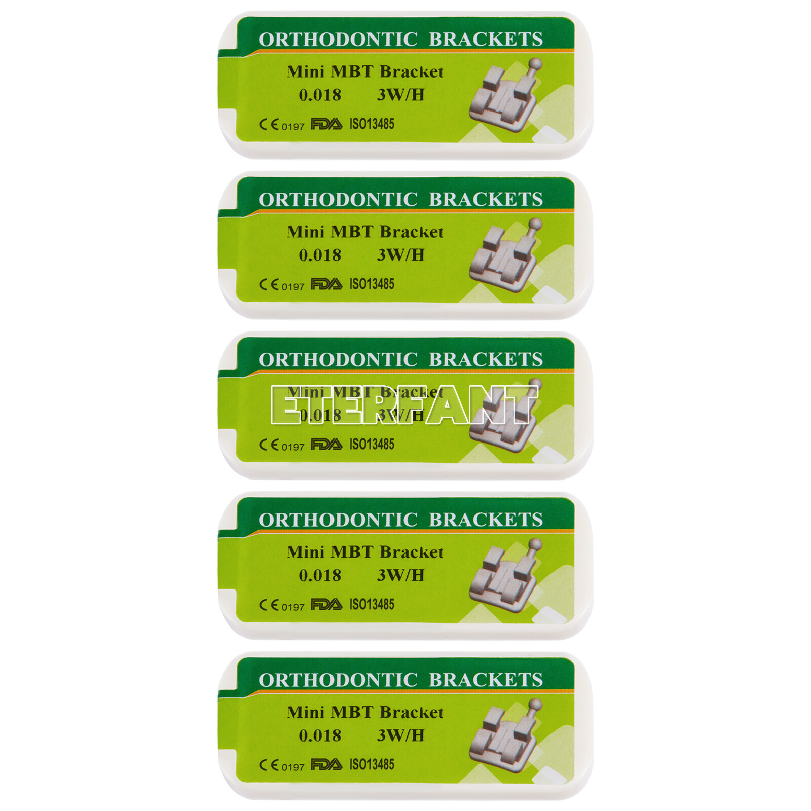 ETERFANT Dental Ortho 1040PCs Ligature Ties Elastic Rubber Bands/Bracket Braces