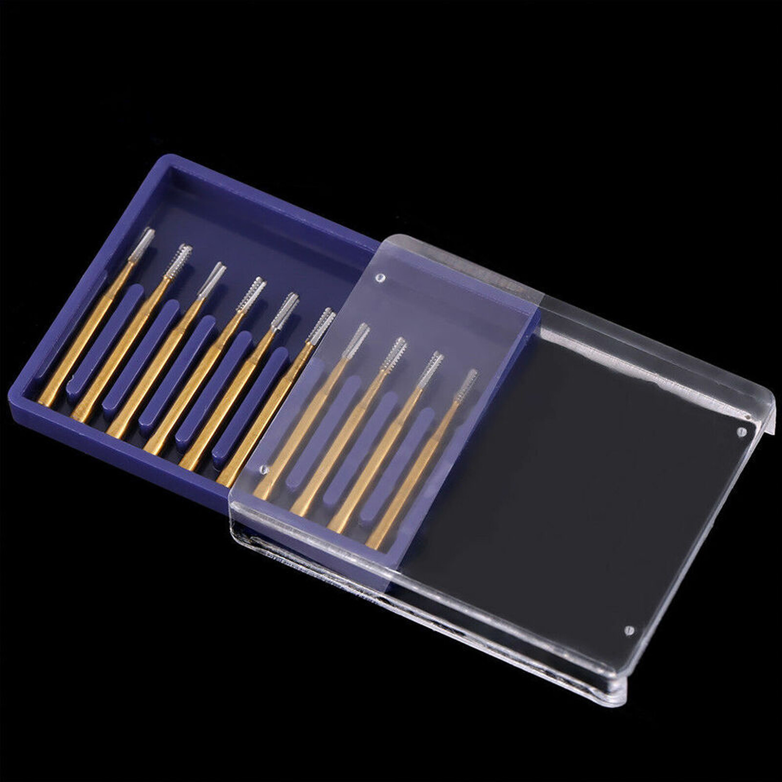 10Pcs Dental Tungsten Carbide Burs Crown Cutter Cutting Transmetal FG 1957