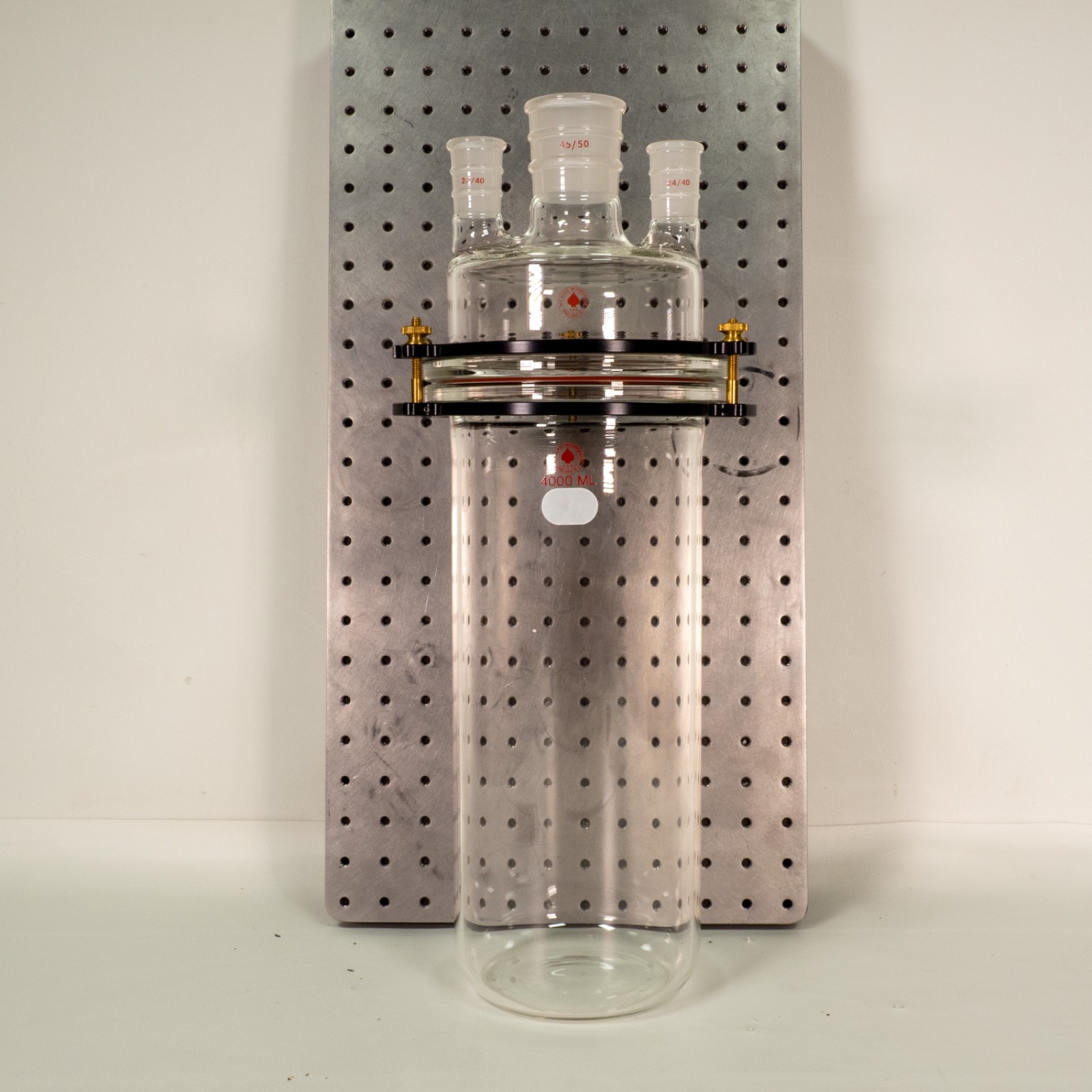 Ace Glass 4000mL 4L Reaction Vessel Reactor Flask Assembly 45/50 24/40 Joints