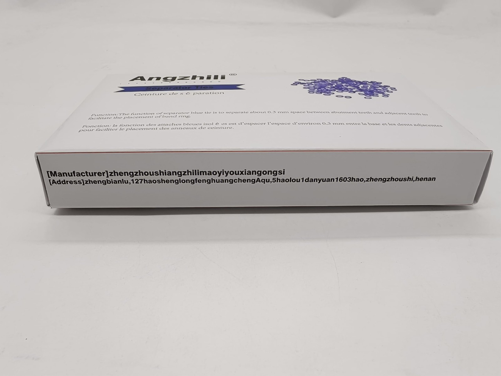 Angzhili 1000pcs/bag Dental Orthodontic 1000 Count (Pack of 1), blue