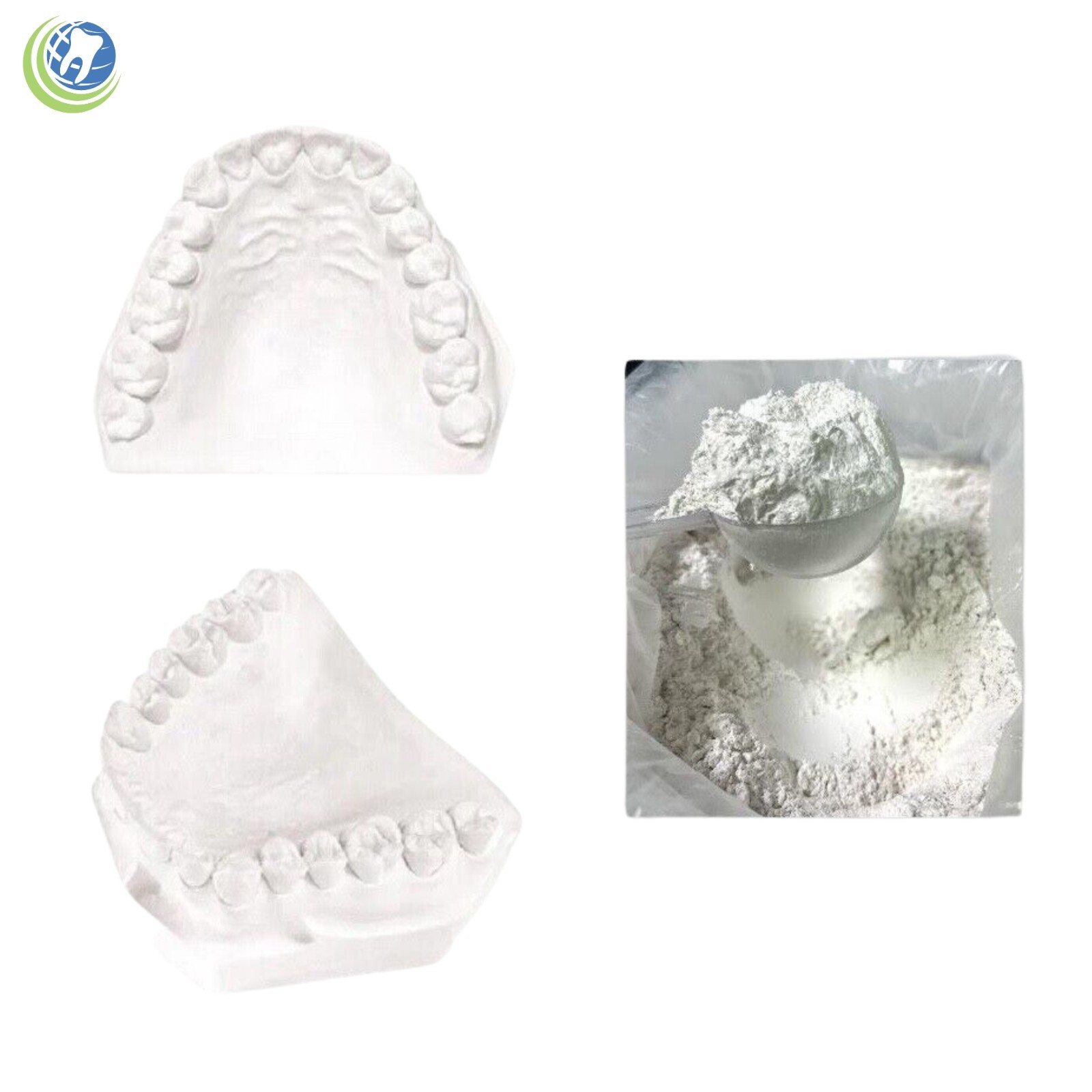 DENTAL LAB PLASTER CREAMY WHITE TYPE II REGULAR SET 1 Lb. (454 G)